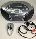 Rca RCD-152E Boombox Player Am/fm Radio Remote Work Not Cassette. Fixed Price $39.95.