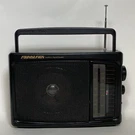 Vtg Soundesign Portable Radio Model 2236BLK Fm Am Band Black Euc. Fixed Price $19.99.