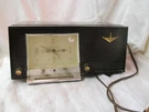 Vintage 1950'S Telechron Silvertone Clock Alarm Tube Radio Model 6025. Fixed Price $79.99.
