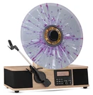 Fuse Wrap Vertical Vinyl Record Player Radio, Bluetooth, Alarm Clock - Bamboo. Fixed Price $174.99.