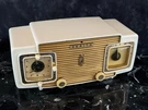 Vintage Zenith 1952 Model L522W Am Tube Clock Radio Bakelite White Telechron. Fixed Price $249.00.
