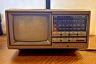 Vtg General Electric Portable Tv Inch Am/fm Radio Model No. 7-71508 Powers On. Fixed Price $25.00.