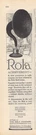 1925 Rola Company Re-creator Radio Speaker 1920S Print Seattle Washington. Fixed Price $14.50.