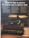 Panasonic RE-767 Stereo System Print Ad Vintage 1967 Ephemera Wall Decor. Fixed Price $17.99.