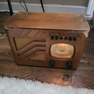 Vintage 1939 Philco Tube Am Radio Model 39-7 Antique Wood Art Deco Read. Fixed Price $64.99.