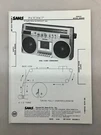 Sanyo M9830K Service Manual Sams Photofact Free Shipping. Fixed Price $12.00.