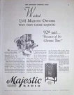Original 1929 Communication & Utilities Ad: Majestic Radio -mighty Monarch Air. Fixed Price $21.95.