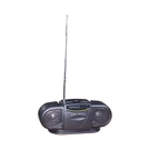 Vintage Twin Speaker K9404 Am Fm Portable Radio Black Battery Operated Working. Fixed Price $28.99.
