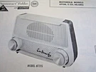 Motorola 6T15N, 6T15S, HS-680 Radio Photofact. Fixed Price $6.50.