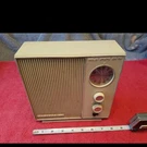 Vintage Beige Portable Am/fm State Radio Admiral Corp Solidl. Fixed Price $21.00.