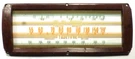 Vintage Truetone D910 Tabletop: Bakelite Frame W/glass Station Graphic & Screws. Fixed Price $35.00.