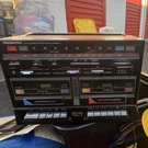 Soundesign 4788 Am/fm Dual Cassette Boombox High-speed Dubbing Portable Black. Fixed Price $20.00.