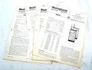 Westinghouse Service Manuals For Cb Portable Transceivers (6) Originals 1AA. Fixed Price $14.95.