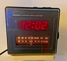 Macdonald Led Clock Radio Am Fm Electronic Dimmer Vintage ECR15 Wood Grain Works. Fixed Price $16.00.