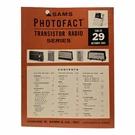 Sams Photofact Transistor Radio Series Service Manual TSM-29 # Oct. 1963. Fixed Price $8.99.