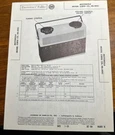 1953 Motorola 52B1U Ch. HS-305 Receiver Photofact Service Manual Foldout Folder. Fixed Price $8.80.