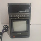 Vintage 1989 Sony Mega Watchman FD-500 Tv Fm/am Working With Ac Cord. Fixed Price $40.00.