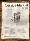 Panasonic RX-1900 Radio / Boombox Service Manual *original*. Fixed Price $19.97.