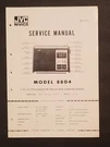Jvc Model 8804, Service Manual. 10-TRANSISTOR Fm-am-wb 3 Band Radio Japan. Fixed Price $14.99.