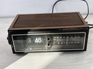 Vintage 1982 General Electric Flip Clock Radio Alarm 7-4303G For Parts Only. Fixed Price $29.99.