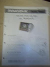 Panasonic Service Manual RC-6121/C Clock Radio Original Repair. Fixed Price $8.98.