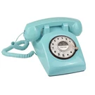 Retro Design Corded Landline Phone, Classic Vintage Old Fashioned Rotary Dial.... Fixed Price $55.61.