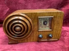 Vintage 1930S Emerson 212 Bullseye Cabinet Art Deco Radio With Inlays Beauty!. Fixed Price $445.00.