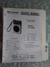 Sharp FX-209 Service Manual Original Repair Book Radio Solid State Band. Fixed Price $19.99.