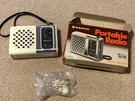 Transistor Radio Sanyo Pocket Am Vintage , Rp 1250 Tested Works With Box. Fixed Price $15.99.