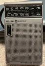 General Electric Portable Am Fm Radio Model 7-2582C-WORKS. Fixed Price $16.90.