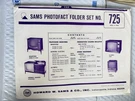 Vintage Sams Photofact Folder Set 725 Nov 1964 Tv Radio Stereo Service Manuals. Fixed Price $24.00.