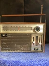 Vintage Panasonic RF-933 Am/fm Radio 1970 Leather Like Case Telescopic Antenna. Fixed Price $59.95.