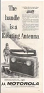 Motorola Rotating Antenna Radio Vintage 1958 Original Magazine Print. Fixed Price $9.99.