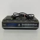 Vintage Blue Digital Alarm Clock Radio Model Number 7-4642F Electric Battery. Fixed Price $19.99.