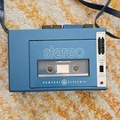 Fully Operational General Electric 3-5270A Stereo Portable Cassette Player. Fixed Price $122.32.