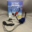 Mini Stereo Headphone Al-tone HP-100 Dynamic. 4 Ft Cord. Metal Headband. Fixed Price $11.95.