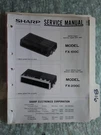 Sharp FX-100C 200C Service Manual Original Repair Book Radio Alarm Clock. Fixed Price $19.99.