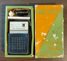 Vintage Baylor Six Transistor Radio Model MT601 W/case, Ear Piece, Box - Works. Fixed Price $47.99.