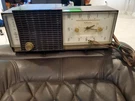Vintage Sears Silvertone Am Clock Radio Model 9024 Brown 6 Tube Mid-century. Fixed Price $25.00.