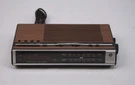 Vintage Am/fm Radio Alarm Clock Wood Grain Model 7-4636C Tested. Fixed Price $24.00.