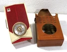 Vintage Westinghouse Transistor 7 Radio Red Ivory With Leather Case. Fixed Price $69.99.
