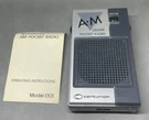 Centurion Am Deluxe E101 Pocket Radio High Performance 3.5MM Phone Jack - Gray. Fixed Price $8.93.