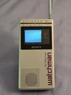 Vintage Sony Watchman FD-30A Portable Tv Am/fm Radio Silver Tested & Working. Fixed Price $45.00.