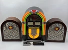 Bad Radio - Wurlitzer Jukebox WR18 Mini Bubbler Stereo Cd Player W/ Speakers. Fixed Price $350.00.