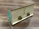 Mcm Blue Twin Speaker Retro Vintage 1960 Philco J846-124 Am Tube Radio. Fixed Price $279.00.