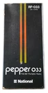 Nos Vintage National Panasonic Pepper RF-033 Receiver Slim Line Am/fm Radio. Fixed Price $175.00.