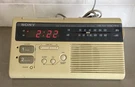 Sony ICF-C220W Dream Machine Radio Am/fm Vintage Dual Alarm Digital Clock Tested. Fixed Price $24.95.