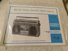 Realistic SCR-15 Stereo Cassette Owner's Manual Still In Plastic. Fixed Price $22.95.