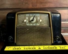 Vintage 1948 Sears Roebuck Silvertone No. 8010 Clock Tube Radio Bakelite Shell. Fixed Price $64.99.