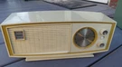 Vintage 1960S Mid Century Pedestal Am/fm Sears Solid State Plastic Radio. Fixed Price $34.99.